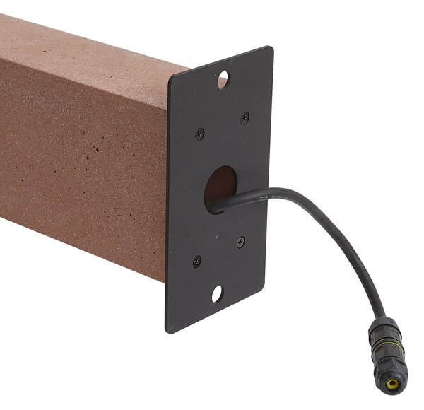 Moderna vanjska rasvjeta za stupove terakota 65 cm IP44 - Pompei