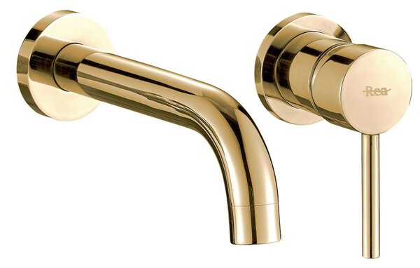 Podžbukna slavina Rea Lungo Gold + BOX