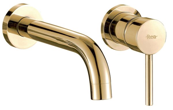 Podžbukna slavina Rea Lungo Gold + BOX