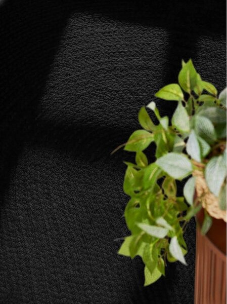 Crni obostrani/ručno rađen juten tepih 160x230 cm Braided – Hanse Home