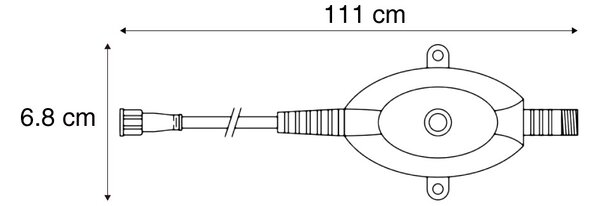 Senzor sumraka 12V crni IP67 - Voltaire