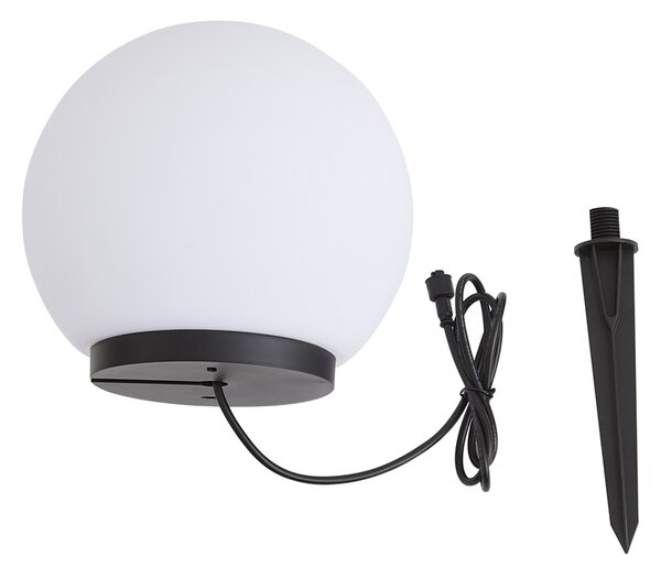 Moderna vanjska svjetiljka 12V bijela 20 cm uklj. LED IP65 - Voltaire Luno
