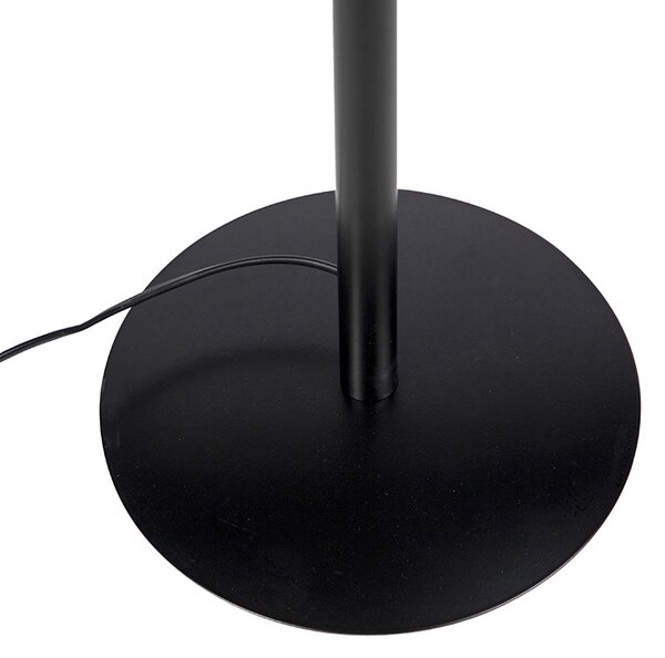 Botanička podna lampa crna s zelenom sjenilom 40 cm - Simplo