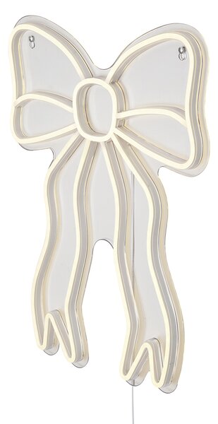 Neonska zidna svjetiljka topla bijela uklj. LED - Bow