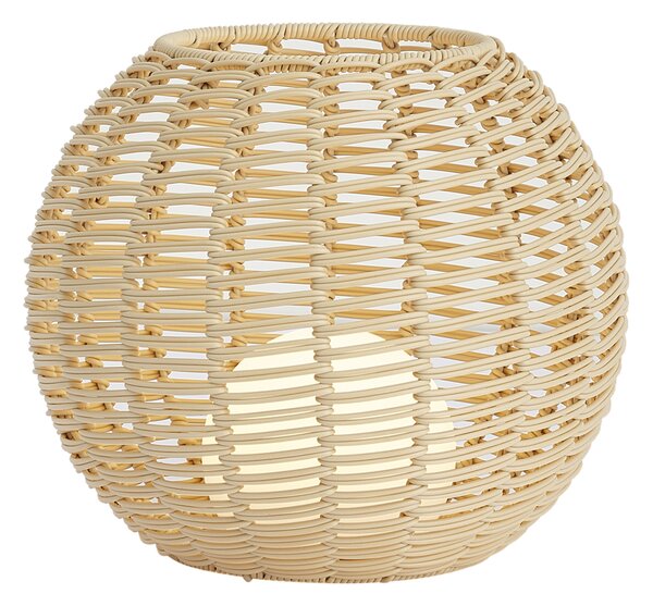 Vanjska stolna svjetiljka taupe 30 cm uklj. LED punjiva s USB-C IP44 - Oli