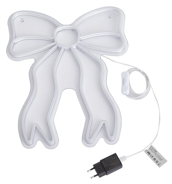 Neonska zidna svjetiljka topla bijela uklj. LED - Bow