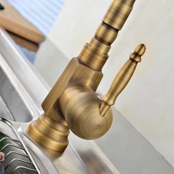 Slavina za umivaonik Bona Old Gold high