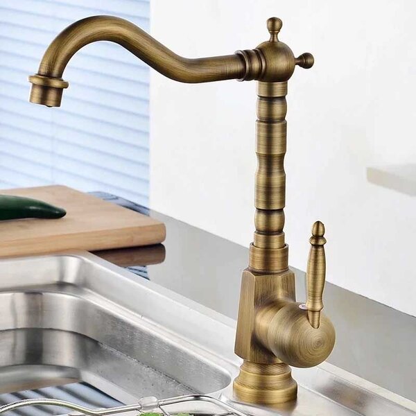 Slavina za umivaonik Bona Old Gold high