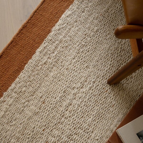 Krem/boje terakote ručno rađen vunen tepih 120x170 cm Lima Rust – Asiatic Carpets