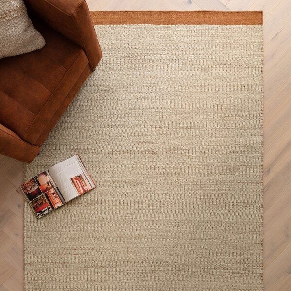 Krem/boje terakote ručno rađen vunen tepih 120x170 cm Lima Rust – Asiatic Carpets