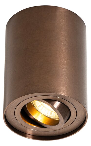 Moderni stropni reflektor od tamne bronce rotirajući i nagibni - Rondoo Up