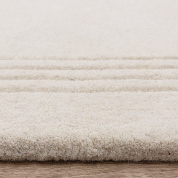 Ručno rađen vunen tepih boje slonovače 120x170 cm Orlo Ivory – Asiatic Carpets