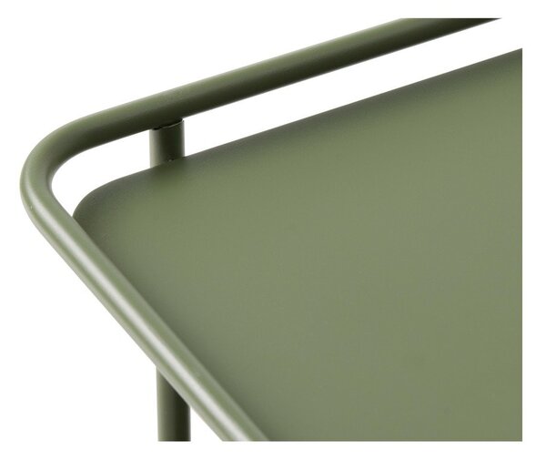 Zeleni metalni stolić za kavu 55x110 cm Yuba – Unique Furniture