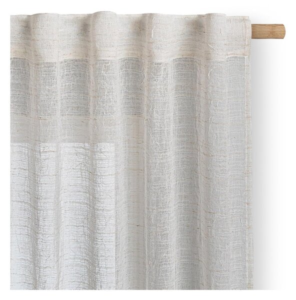 Krem prozirna zavjesa 140x270 cm Drimar – Restilo
