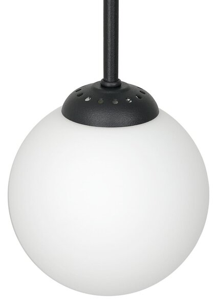 Milagro Lighting Stropna svjetiljka Archie, crna, duljina 68 cm, metal, 2 svjetla, prigušiva, Crno, Dnevni boravak/blagovaonica, Metal