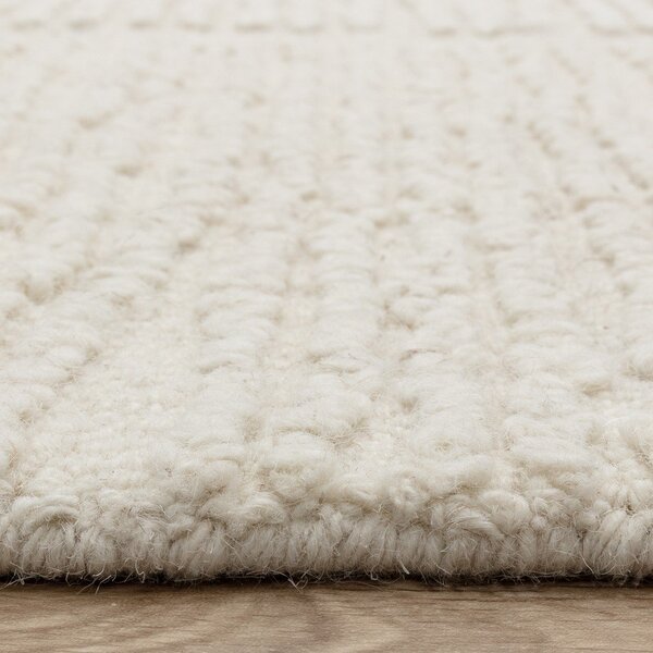 Ručno rađen vunen tepih boje slonovače 120x170 cm Zennith Column – Asiatic Carpets