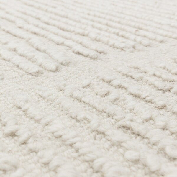 Ručno rađen vunen tepih boje slonovače 120x170 cm Zennith Column – Asiatic Carpets