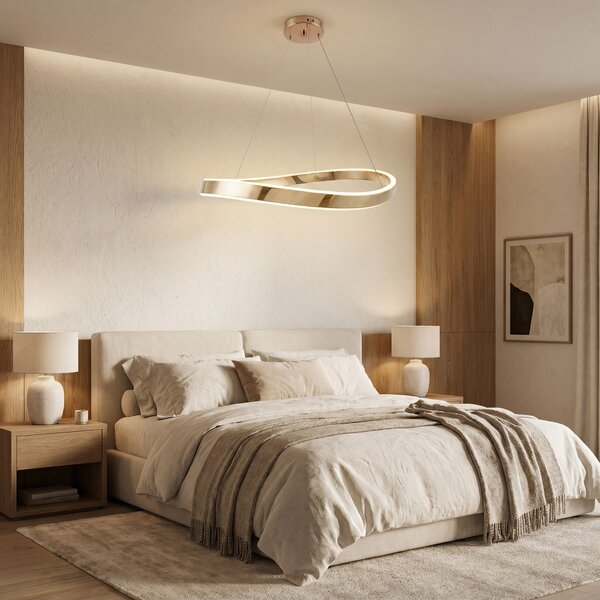VISEĆA STROPNA LAMPA SWE068-CP 80cm GOLD