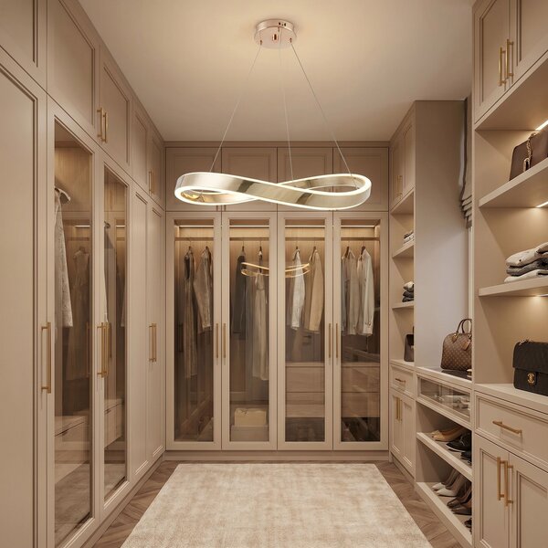 VISEĆA STROPNA LAMPA SWE068-CP 80cm GOLD