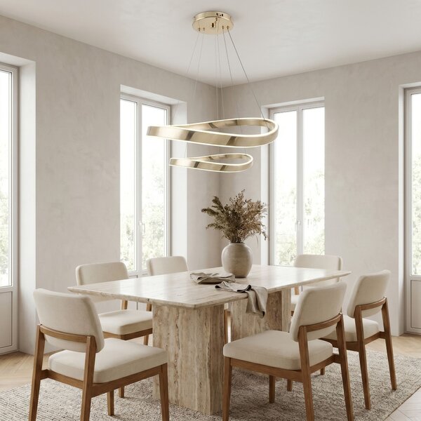 VISEĆA STROPNA LAMPA SWE063-CP GOLD