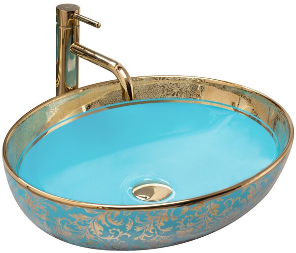 Umivaonik Rea Margot Gold/Blue