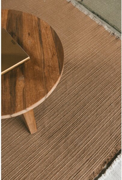 Oker žuti ručno rađen pamučan tepih 140x200 cm Handloom – Lorena Canals