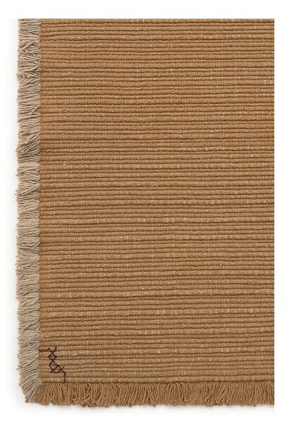 Oker žuti ručno rađen pamučan tepih 140x200 cm Handloom – Lorena Canals