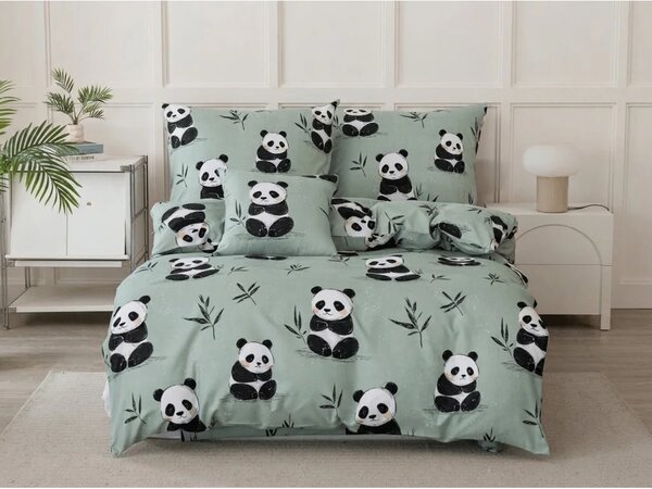 Set posteljine od mikrovlakana PANDA RELAX mentol + Jastučnica 50 x 70 cm BESPLATNO