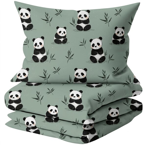 Set posteljine od mikrovlakana PANDA RELAX mentol + Jastučnica 50 x 70 cm BESPLATNO