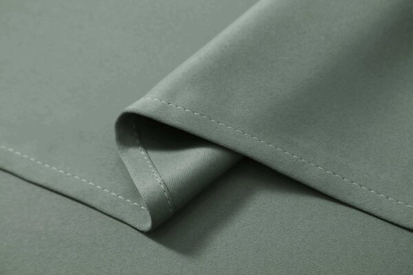 Sivozeleni zavjes OXFORD 140x250 cm Sistem za vješanje: Metalni prstenovi