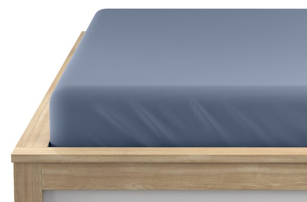 Jersey plahta tamnoplava 90 x 200 cm