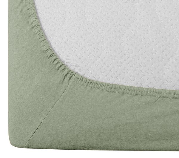 Jersey plahta svijetlo zelena 90 x 200 cm