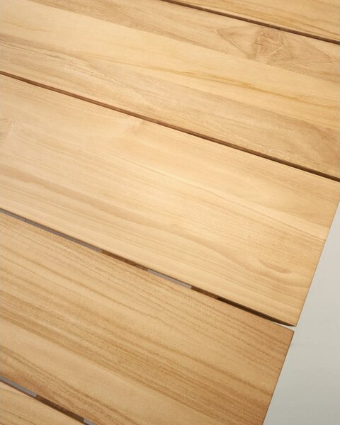 Vrtni stol od masivne tikovine 102x220 cm Icaro – Kave Home
