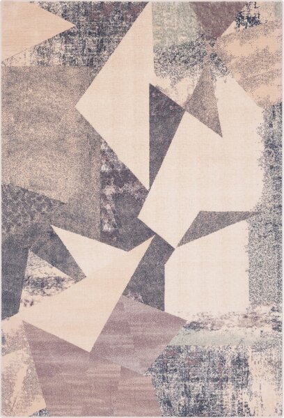 Ružičasti/bež vuneni tepih 133x180 cm Braque alabaster – Agnella