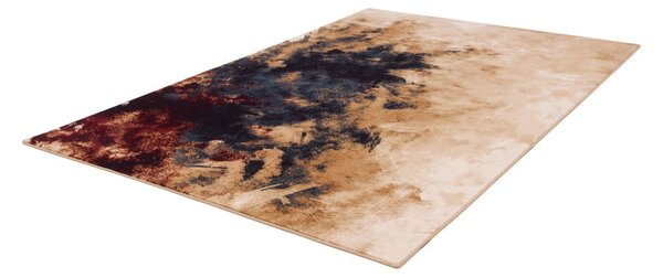 Vunen tepih 133x180 cm Burst dark beige – Agnella