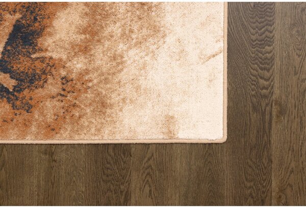 Vunen tepih 133x180 cm Burst dark beige – Agnella