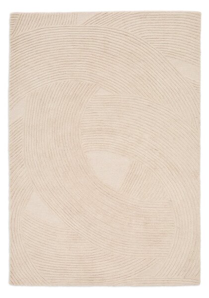Krem ručno rađen vunen tepih 200x300 cm Domm – Kave Home