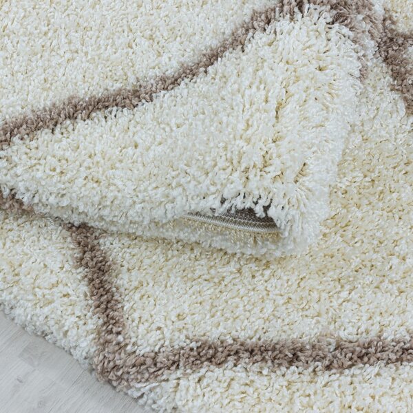 Krem okrugli tepih ø 120 cm Alvor – Ayyildiz Carpets
