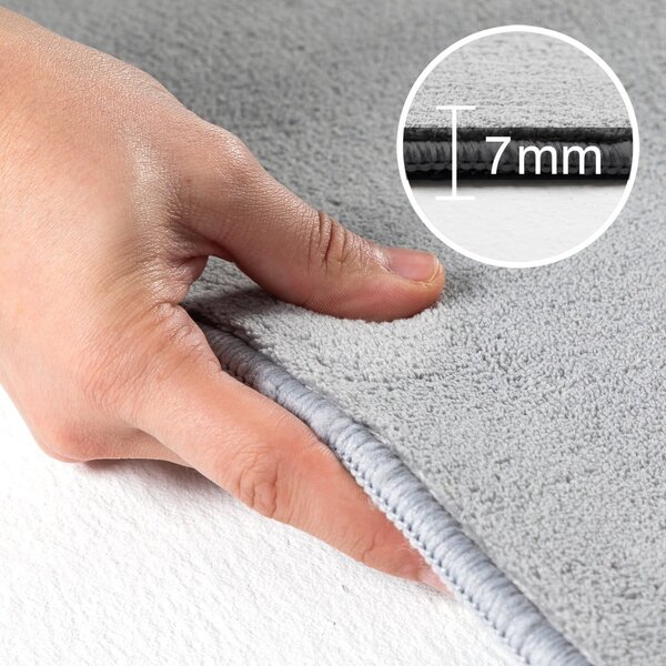 Svijetlo sivi periv okrugli tepih ø 120 cm Sky – Ayyildiz Carpets