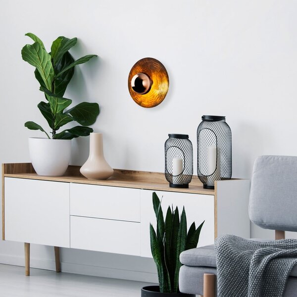 Zidna lampa u bakrenoj boji ø 38 cm Kurt – Opviq lights