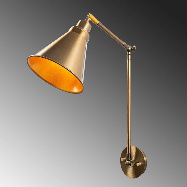 Zidna lampa u zlatnoj boji ø 20 cm Chicago – Opviq lights