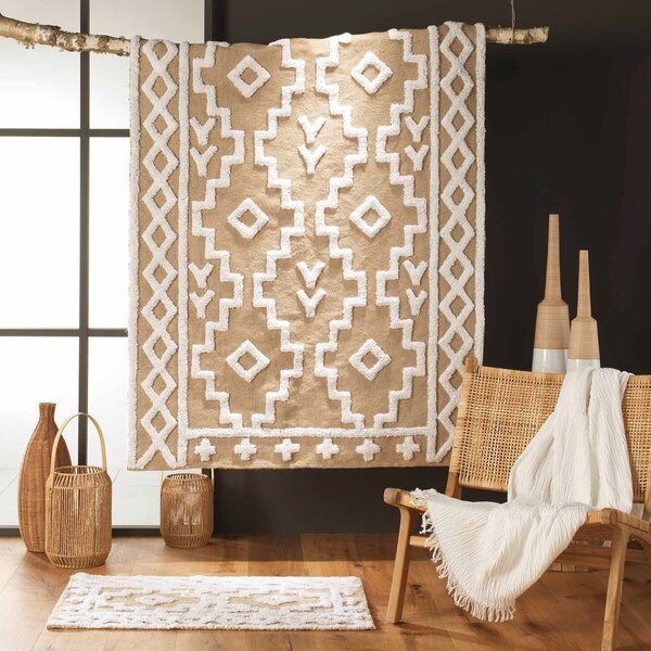 Bež tepih od mješavine jute 120x170 cm Medine – douceur d'intérieur