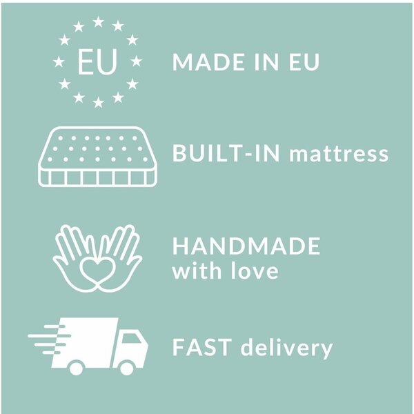 Bež boxspring krevet s prostorom za pohranu 180x200 cm Voyage – Maison de Rêve