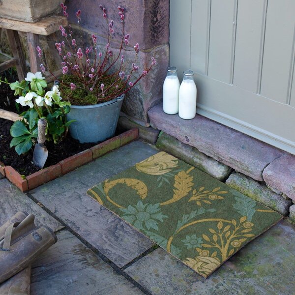Otirač od kokosovih vlakana 40x60 cm William Morris – Artsy Doormats
