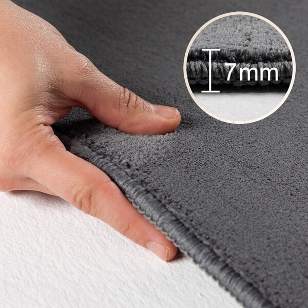 Sivi periv okrugli tepih ø 160 cm Sky – Ayyildiz Carpets