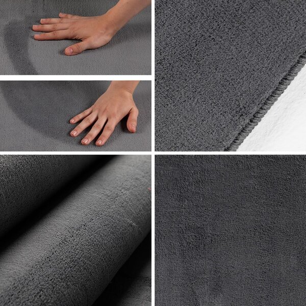 Sivi periv okrugli tepih ø 160 cm Sky – Ayyildiz Carpets