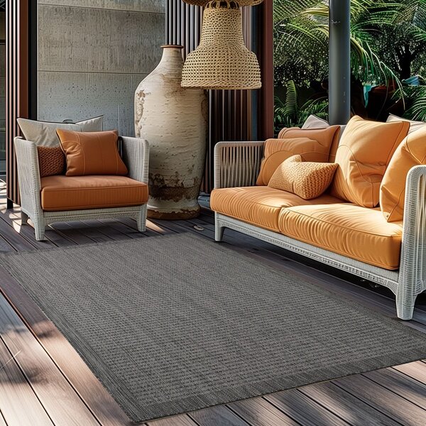 Tamno sivi unutarnji i vanjski tepih 200x290 cm Giza 1410 – Ayyildiz Carpets