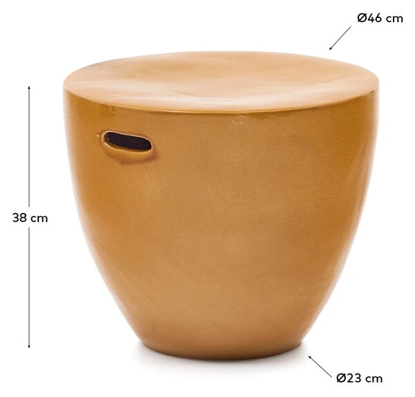 Okrugli vrtni stol keramički ø 46 cm Mesquida – Kave Home