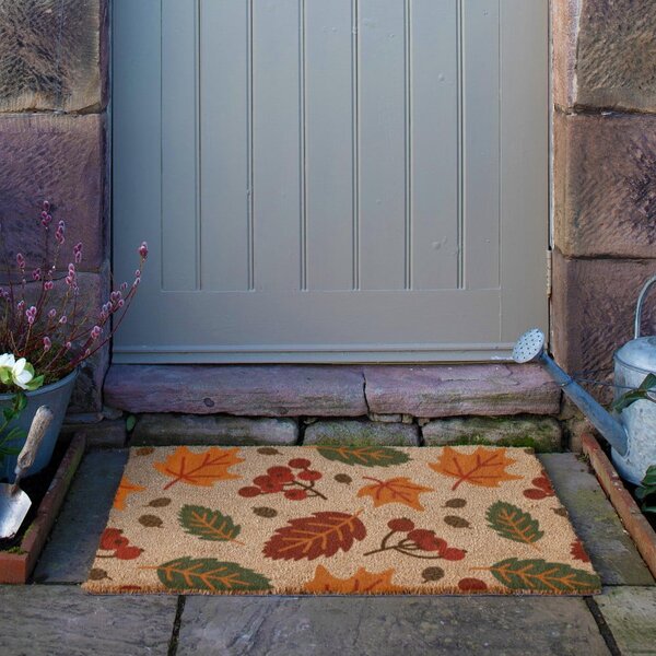 Otirač od kokosovih vlakana 40x60 cm Autumn Leaves – Artsy Doormats