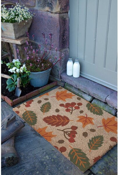 Otirač od kokosovih vlakana 40x60 cm Autumn Leaves – Artsy Doormats